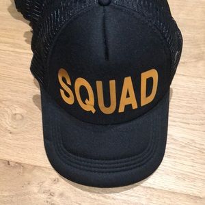 SQUAD trucker hats